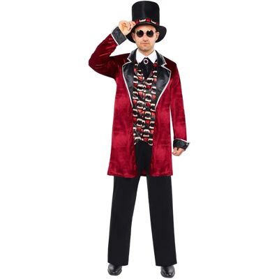 Amscan Monsieur Eduardo Vampire Costume - XL Red - Costume & Masks Amscan Monsieur Eduardo Vampire Costume - XL Red - Costume & Masks