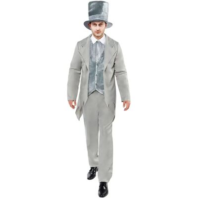 Amscan Geister Bräutigam Virgil Kostüm - M grau Karneval & Fasching Amscan Geister Bräutigam Virgil Kostüm - M grau Karneval & Fasching