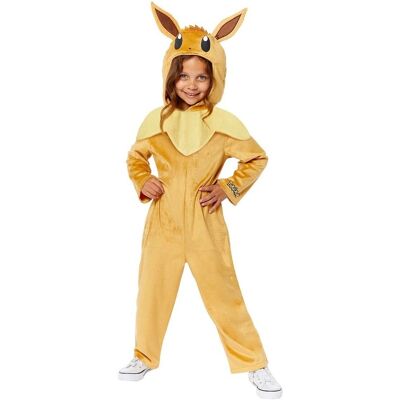 Amscan - Evoli Pokemon Overall - Brązowy - Uniseks - Kostium Amscan - Evoli Pokemon Overall - Brązowy - Uniseks - Kostium