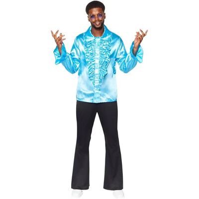 Amscan 70s Party Ruffle Shirt - Kostuumhemd Amscan 70s Party Ruffle Shirt - Kostuumhemd