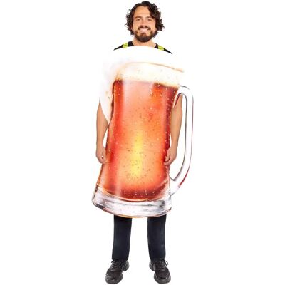 Amscan Costume - Unisex Beer Mug Adult M/L - Carnival & Parties Amscan Costume - Unisex Beer Mug Adult M/L - Carnival & Parties