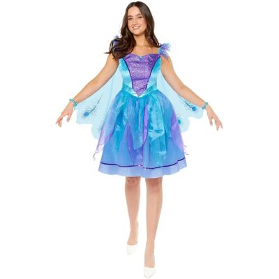 Amscan Turquoise Peacock Costume - Dress with Tulle & Wings Amscan Turquoise Peacock Costume - Dress with Tulle & Wings