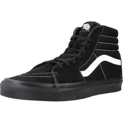 Μαύρα Δερμάτινα και Υφασμάτινα Παπούτσια Skate Vans - Sneakers Μαύρα Δερμάτινα και Υφασμάτινα Παπούτσια Skate Vans - Sneakers