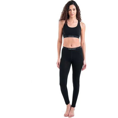 Icebreaker Reggiseno Sportivo Merino 125 Racerback XS - Nero - Supporto Icebreaker Reggiseno Sportivo Merino 125 Racerback XS - Nero - Supporto