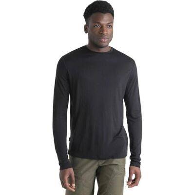 Icebreaker Maglia maniche lunghe Merino 125 Cool-Lite Sphere III - Nero Icebreaker Maglia maniche lunghe Merino 125 Cool-Lite Sphere III - Nero