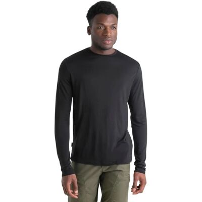 Icebreaker Camiseta de manga larga Merino 125 Cool-Lite Sphere III - Negro - Camiseta de manga larga Icebreaker Camiseta de manga larga Merino 125 Cool-Lite Sphere III - Negro - Camiseta de manga larga