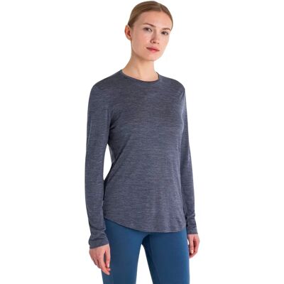 Icebreaker Modrá Merino 125 Cool-Lite Sphere III L/S Tričko Icebreaker Modrá Merino 125 Cool-Lite Sphere III L/S Tričko