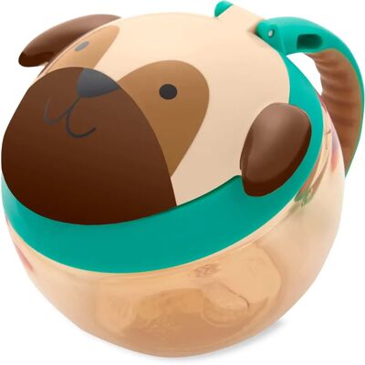 Gobelet à Collations Skip Hop Pug - Contenant anti-fuite pour enfants - Publicité Gobelet à Collations Skip Hop Pug - Contenant anti-fuite pour enfants - Publicité