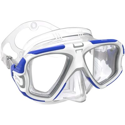 Maschera Subacquea Mares Edge Trasparente Blu-Bianco Maschera Subacquea Mares Edge Trasparente Blu-Bianco