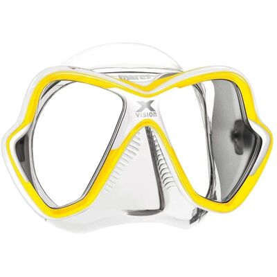 Mares X-Vision Transparent/Gelb Tauchmaske - Tauchmaske Mares X-Vision Transparent/Gelb Tauchmaske - Tauchmaske