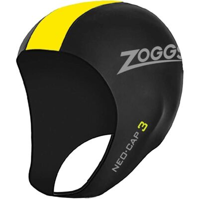 Zoggs Neo Cap 3 Schwarz / Gelb - Schwimmhaube Zoggs Neo Cap 3 Schwarz / Gelb - Schwimmhaube