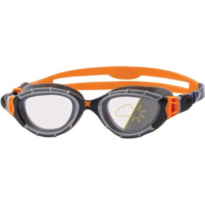 Zoggs Predator Flex Reactor Goggles - Grey Orange - Unisex Zoggs Predator Flex Reactor Goggles - Grey Orange - Unisex