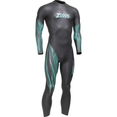 Combinaison néoprène Zoggs Hypex Pro FS noir bleu - Homme - Publicité Combinaison néoprène Zoggs Hypex Pro FS noir bleu - Homme - Publicité