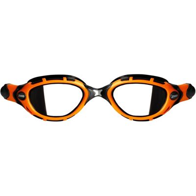 Zoggs Original Predator Flex Mirror Goggle - Orange/Black/Mirrored Silver - Goggles Zoggs Original Predator Flex Mirror Goggle - Orange/Black/Mirrored Silver - Goggles