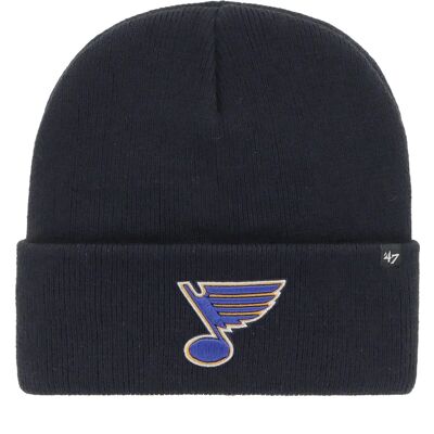 47 Brand HAYMAKER St. Louis Blues Navy Beanie - NHL Team Support 47 Brand HAYMAKER St. Louis Blues Navy Beanie - NHL Team Support