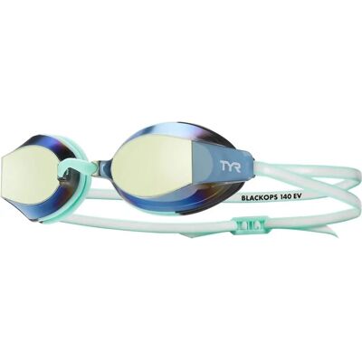 Gafas de Natación TYR Blackops 140 EV para Mujer - Lentes Espejados Oro/Menta Gafas de Natación TYR Blackops 140 EV para Mujer - Lentes Espejados Oro/Menta