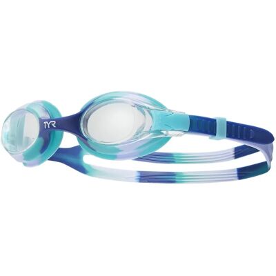 Occhialini da nuoto per bambini TYR Swimple - Viola / Turchese / Trasparente Occhialini da nuoto per bambini TYR Swimple - Viola / Turchese / Trasparente