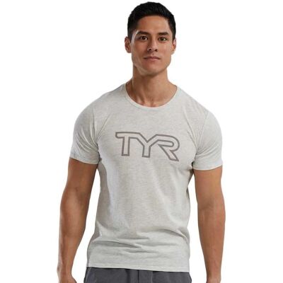 T-Shirt TYR Tech Tri-Blend Leggera - Grigio T-Shirt TYR Tech Tri-Blend Leggera - Grigio