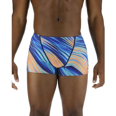 TYR Badeshorts Durafast Elite Riptidal Blau / Orange 30 Herren - Badeanzug TYR Badeshorts Durafast Elite Riptidal Blau / Orange 30 Herren - Badeanzug