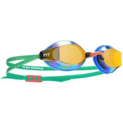 Lunettes de Natation Black Ops 140ev Miroir - Bleu/Vert - Publicité Lunettes de Natation Black Ops 140ev Miroir - Bleu/Vert - Publicité