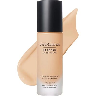 bareMinerals BAREPRO 24HR Matte Comfort Liquid Foundation - Light 21 Neutral - Liquid Foundation bareMinerals BAREPRO 24HR Matte Comfort Liquid Foundation - Light 21 Neutral - Liquid Foundation