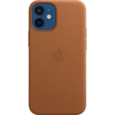Apple leren hoes met MagSafe (iPhone 12 mini) - Zadelbruin Apple leren hoes met MagSafe (iPhone 12 mini) - Zadelbruin