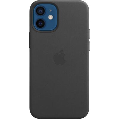 Apple Lederhülle mit MagSafe für iPhone 12 Mini - Schwarz - Schutz & Stil Apple Lederhülle mit MagSafe für iPhone 12 Mini - Schwarz - Schutz & Stil