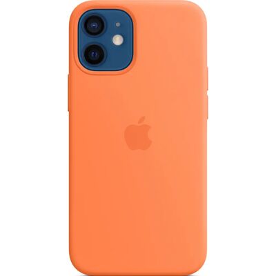 Silikonový kryt Apple s MagSafe (iPhone 12 mini) - Kumquat Silikonový kryt Apple s MagSafe (iPhone 12 mini) - Kumquat