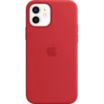 Apple Silicone Hoes met MagSafe (iPhone 12/12 Pro) - ROOD Apple Silicone Hoes met MagSafe (iPhone 12/12 Pro) - ROOD