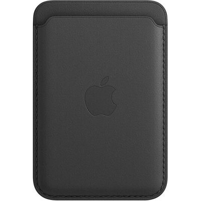 Apple iPhone Leren Portemonnee met MagSafe - Zwart Apple iPhone Leren Portemonnee met MagSafe - Zwart