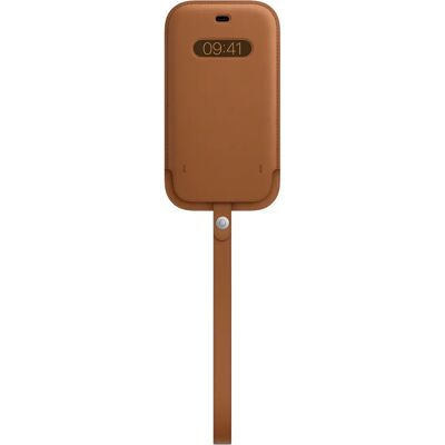 Apple Läder Sleeve med MagSafe (iPhone 12/12 Pro) - Saddle Brown Apple Läder Sleeve med MagSafe (iPhone 12/12 Pro) - Saddle Brown