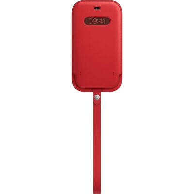 Apple Läder Sleeve för iPhone 12/12 Pro med MagSafe - Röd Apple Läder Sleeve för iPhone 12/12 Pro med MagSafe - Röd
