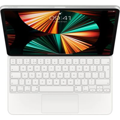 Apple Magic Keyboard - UK Wit - Voor iPad Pro 12,9" (2021) - Draadloos Apple Magic Keyboard - UK Wit - Voor iPad Pro 12,9" (2021) - Draadloos