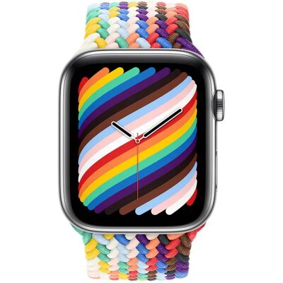 Apple Watch Pride Editie Geverfd Solo Loop Band - Horloge Band Apple Watch Pride Editie Geverfd Solo Loop Band - Horloge Band