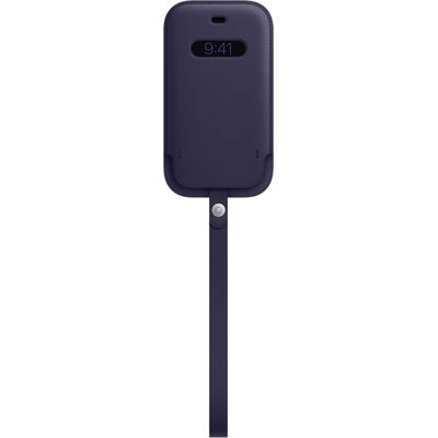 Lederen hoes voor iPhone 12 mini met MagSafe - Diep violet Lederen hoes voor iPhone 12 mini met MagSafe - Diep violet