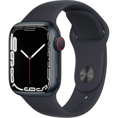 Apple Watch Series 7 OLED 41 mm - Svart - GPS & 4G Apple Watch Series 7 OLED 41 mm - Svart - GPS & 4G