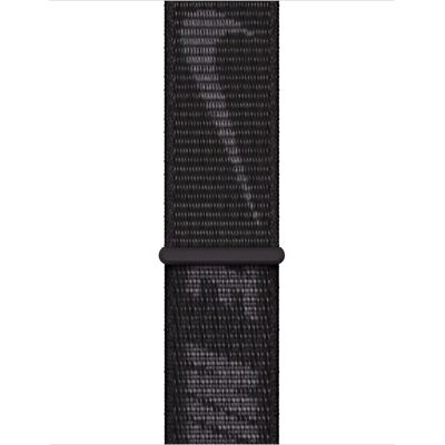 Apple Zwart Nylon Sport Loop - Band voor Apple Watch 38/40/41mm Apple Zwart Nylon Sport Loop - Band voor Apple Watch 38/40/41mm