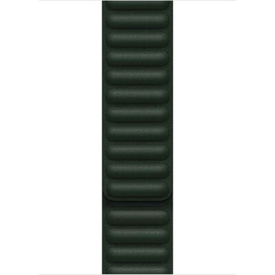 Apple Leather Link M/L Sequoia Groen - Smartwatch Accessoires Apple Leather Link M/L Sequoia Groen - Smartwatch Accessoires