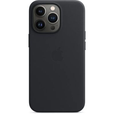 Apple iPhone 13 Pro Lederen MagSafe Hoesje - Zwart Apple iPhone 13 Pro Lederen MagSafe Hoesje - Zwart