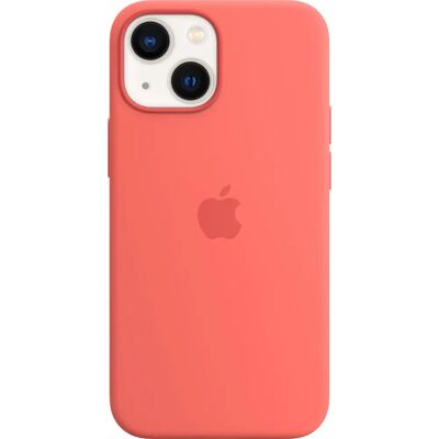 Apple Silicone Hoes met MagSafe (iPhone 13 mini) - Pink Pomelo Apple Silicone Hoes met MagSafe (iPhone 13 mini) - Pink Pomelo