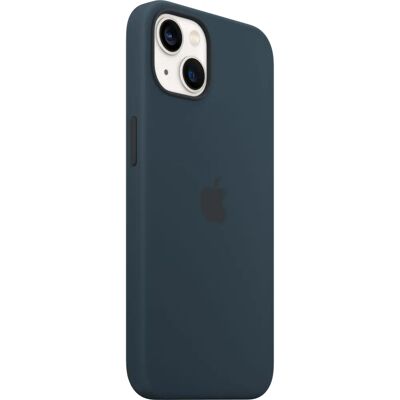 Silikonový kryt Apple s MagSafe (iPhone 13) - Abyss Blue Silikonový kryt Apple s MagSafe (iPhone 13) - Abyss Blue