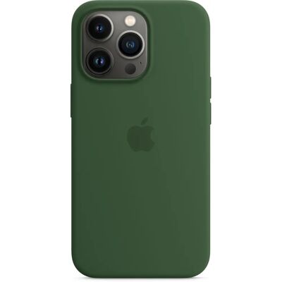 Apple iPhone 13 Pro Siliconen Hoes met MagSafe - Groen Apple iPhone 13 Pro Siliconen Hoes met MagSafe - Groen