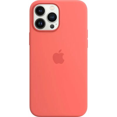 Roze Microvezel Siliconen MagSafe Hoesje voor iPhone 13 Pro Max Apple MM2N3ZM/A Roze Microvezel Siliconen MagSafe Hoesje voor iPhone 13 Pro Max Apple MM2N3ZM/A