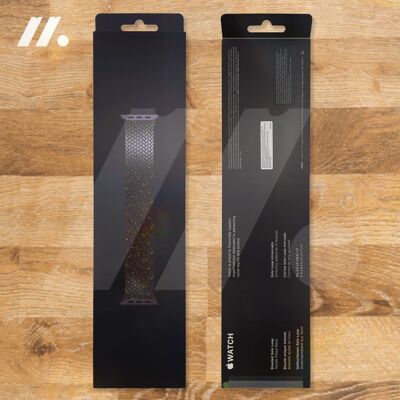 Apple Watch 40/41mm Zwart Unity Gebreide Solo Loop - Smartwatch Apple Watch 40/41mm Zwart Unity Gebreide Solo Loop - Smartwatch