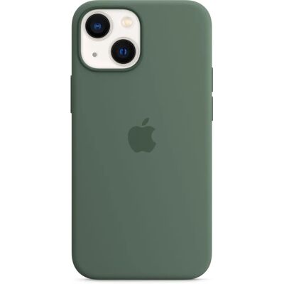 Apple iPhone 13 Mini Siliconen MagSafe Hoesje - Groen Apple iPhone 13 Mini Siliconen MagSafe Hoesje - Groen