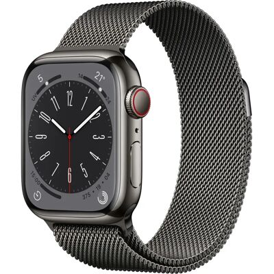 Apple Watch Series 8 OLED 41 mm - GPS & Cellular - Graphit Apple Watch Series 8 OLED 41 mm - GPS & Cellular - Graphit