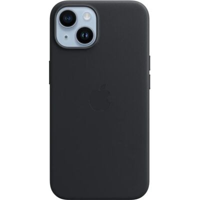 Coque en cuir Apple avec MagSafe (iPhone 14) - Minuit Coque en cuir Apple avec MagSafe (iPhone 14) - Minuit