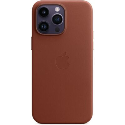 Apple Lederen Hoes met MagSafe - iPhone 14 Pro Max - Bruin Apple Lederen Hoes met MagSafe - iPhone 14 Pro Max - Bruin
