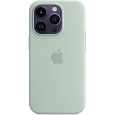 Coque en silicone MagSafe pour iPhone 14 Plus - Protection & Charge Rapide - Publicité Coque en silicone MagSafe pour iPhone 14 Plus - Protection & Charge Rapide - Publicité