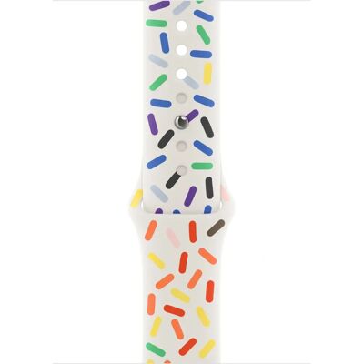 Bracelet Sport Édition Orgueil - Multicolore, 45mm, pour Apple Watch Series 7-9 Bracelet Sport Édition Orgueil - Multicolore, 45mm, pour Apple Watch Series 7-9